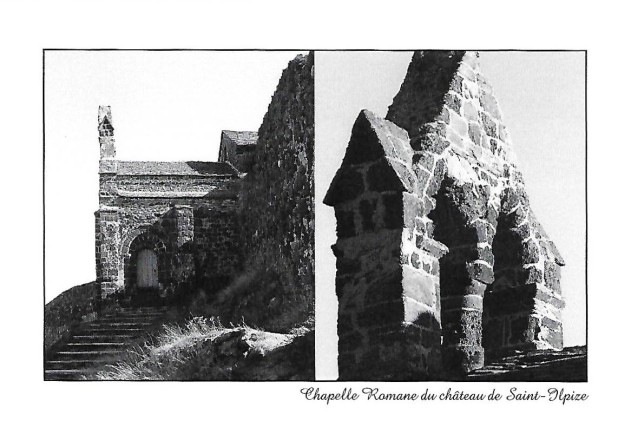 N&B - Chapelle Romane du Château de Saint-Ilpize